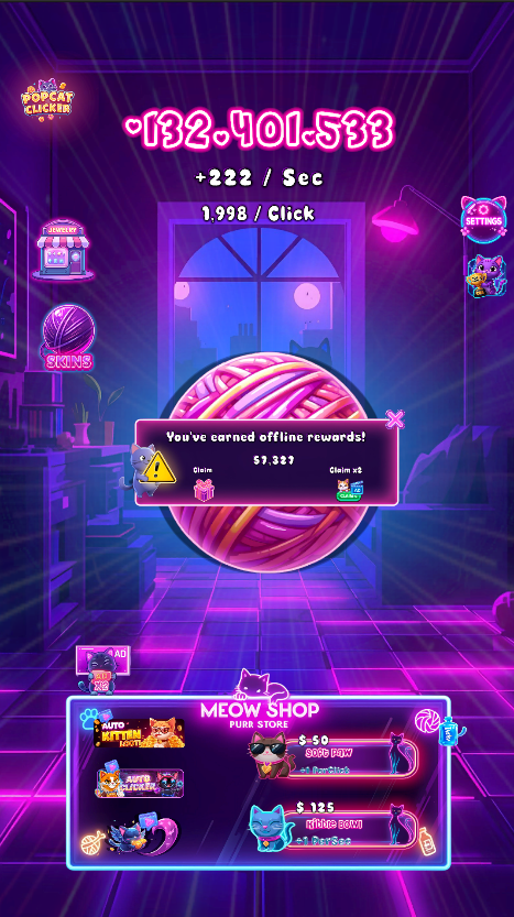 PopCat Clicker screenshot